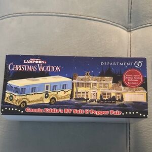 Department 56 Christmas Vacation RV and House Set